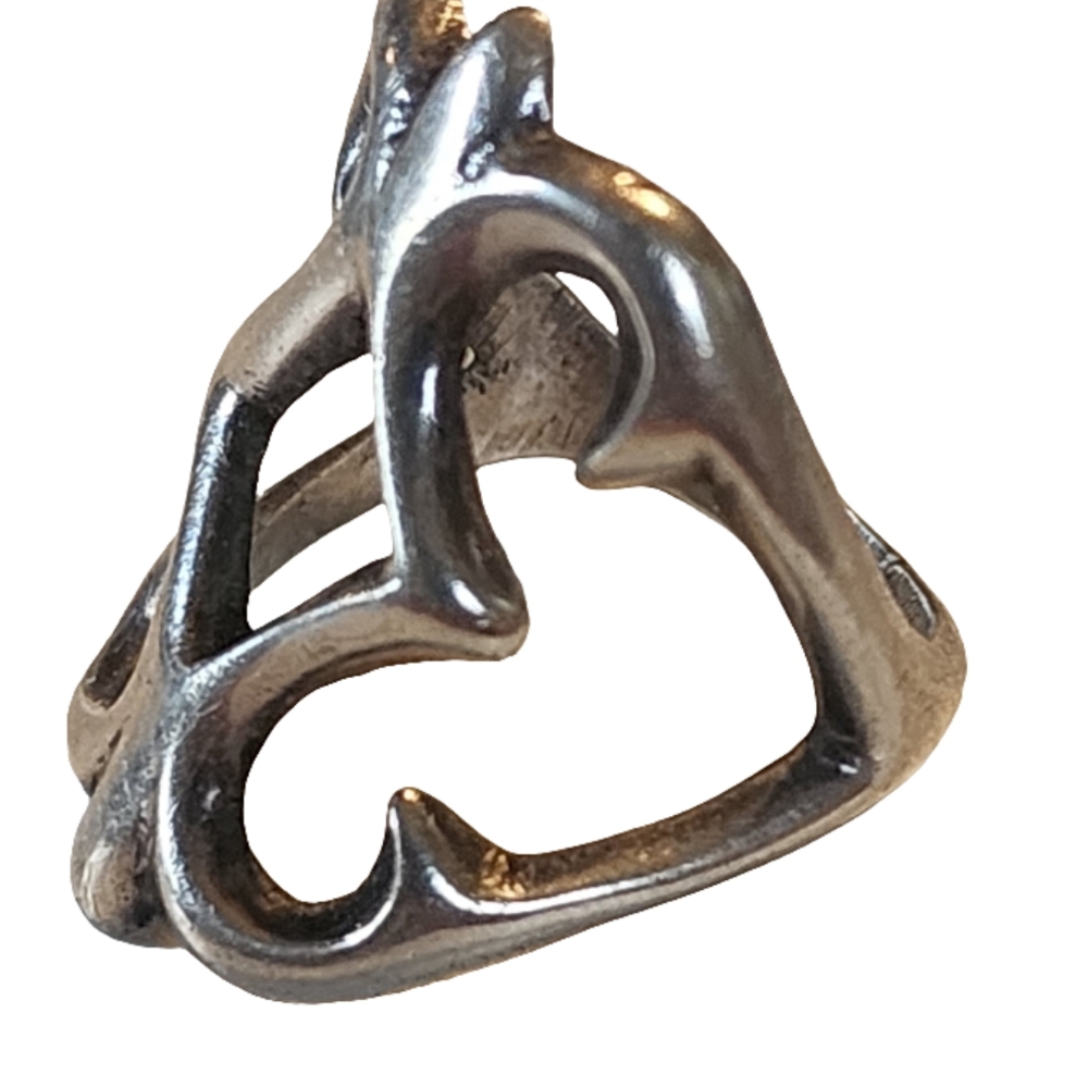 Sterling Silver Native American Statement Ring Size 7 Fine Jewelry Vintage - Picture 3 of 4